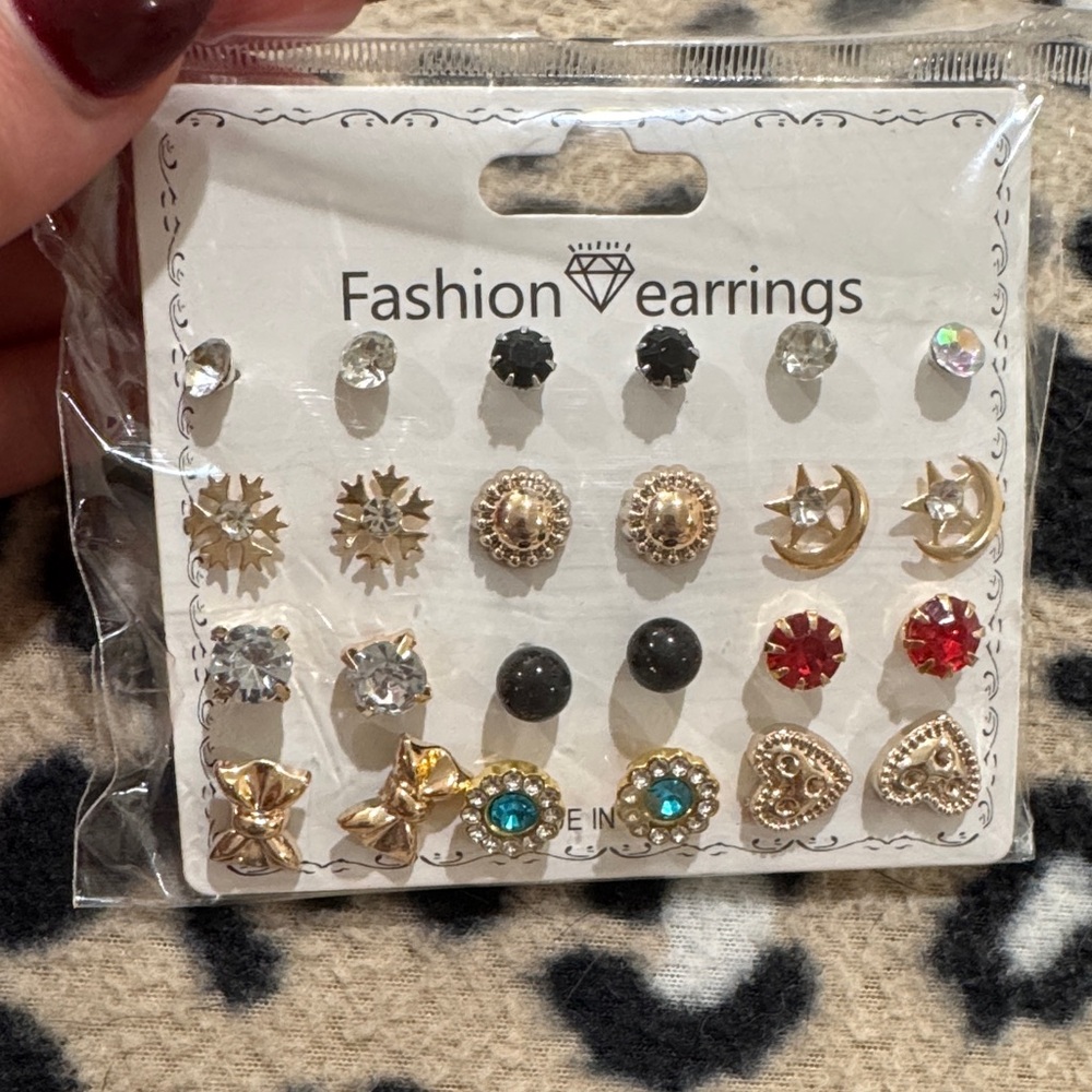 Set - Gold, Silver, Black, Red, Blue